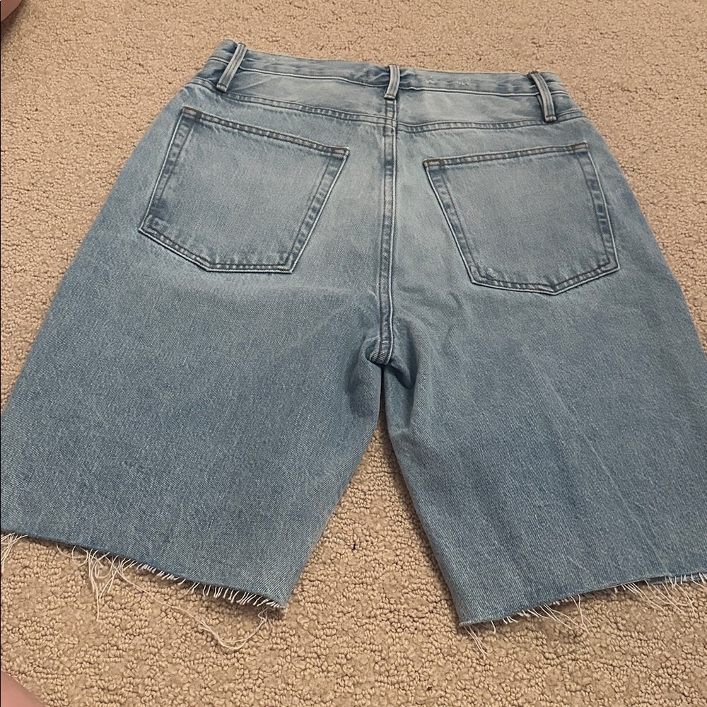 NEW Frame Denim High Rise Bermuda Shorts - Picture 5 of 5